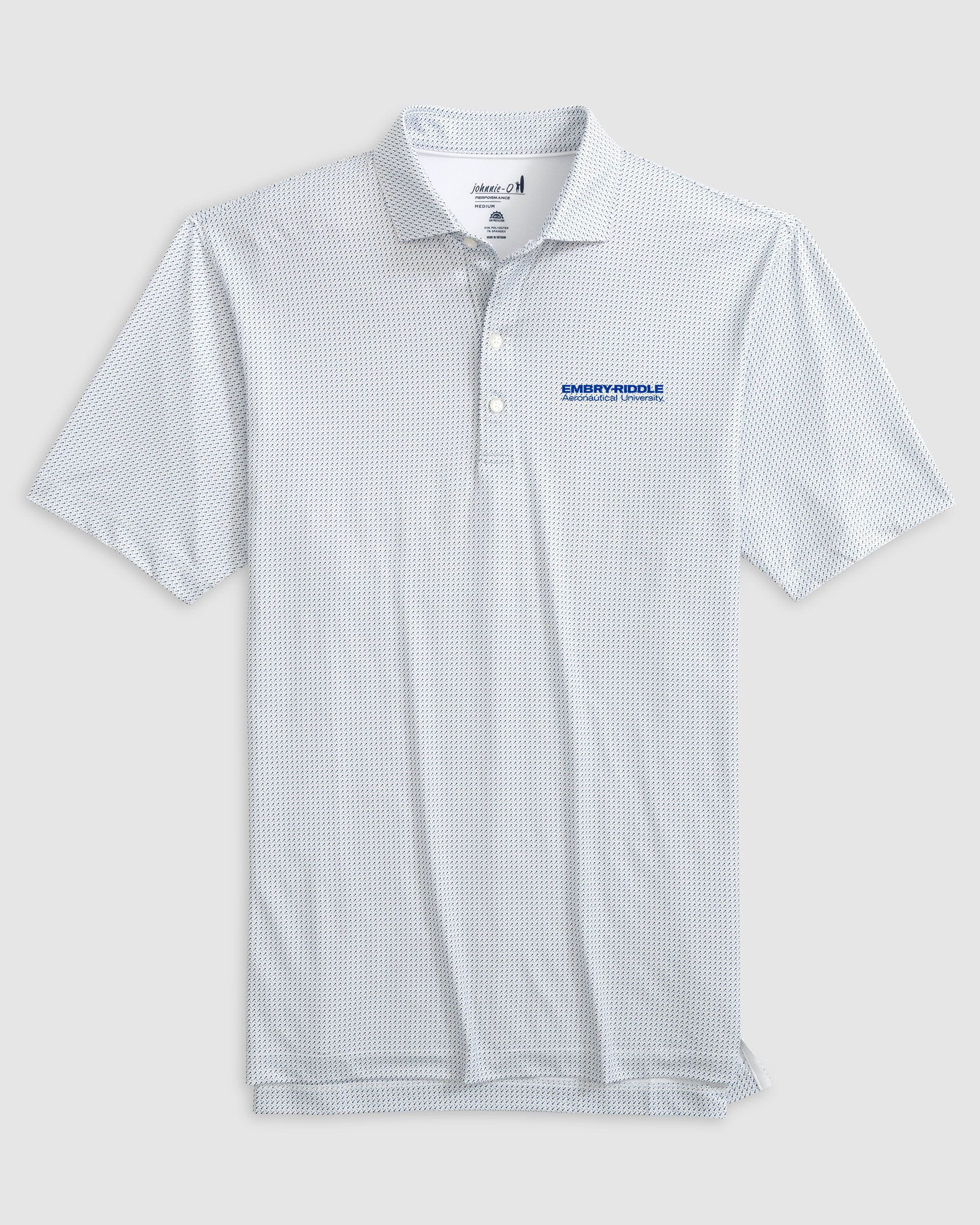 Embry-Riddle Tee Time Printed Performance Jersey Polo