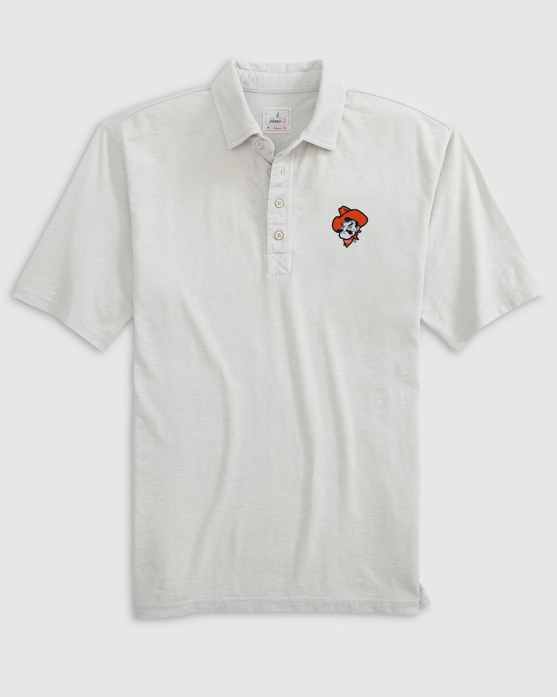 Oklahoma State Coastal Wash Original Polo - Pistol Pete Logo