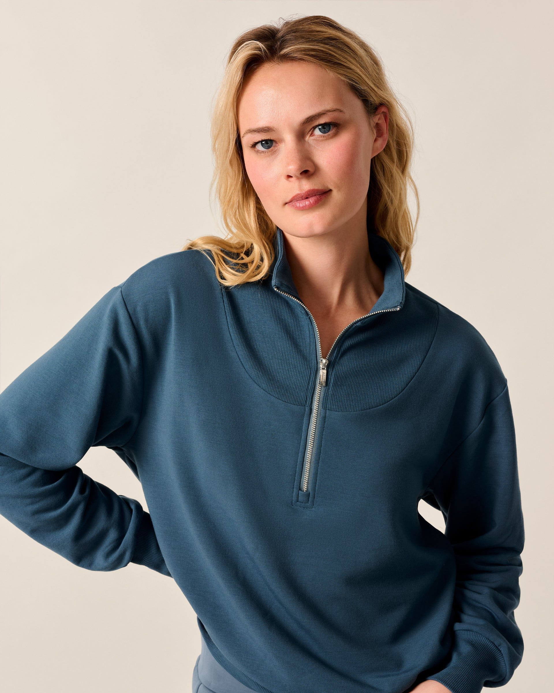 Naomi Rib Knit 1/4-Zip