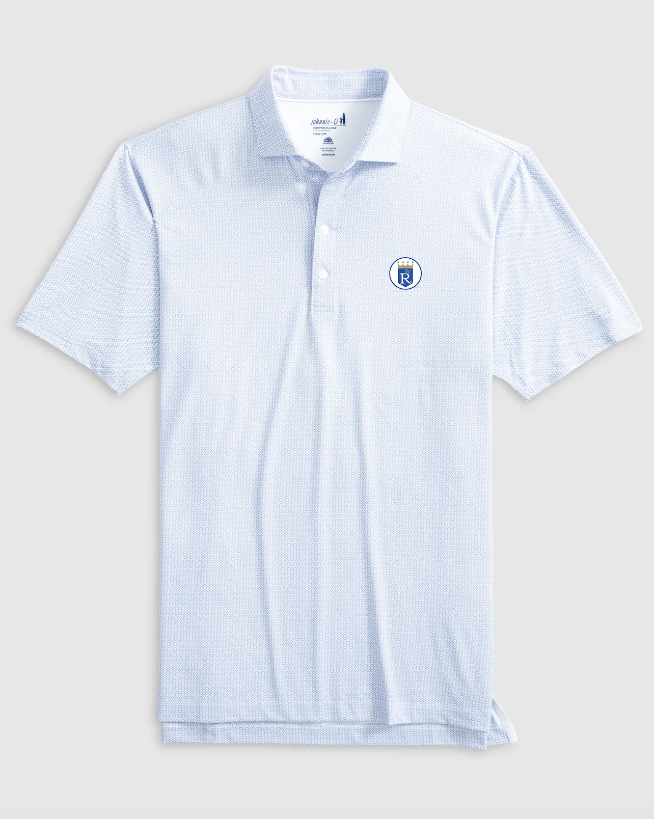 Kansas City Royals Slade Performance Jersey Printed Polo - Cooperstown Logo