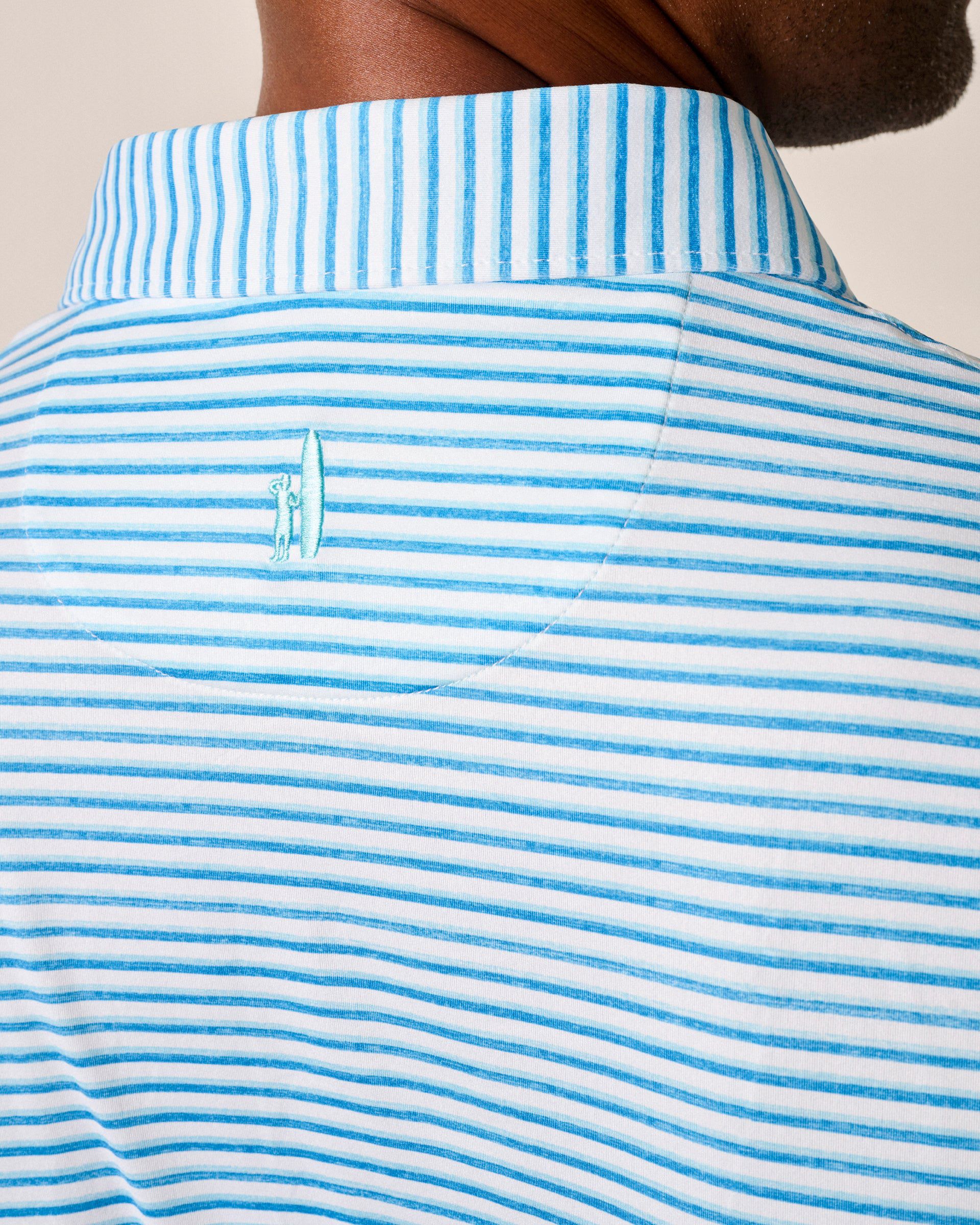 Featherweight Performance Polo - Warwick Stripe