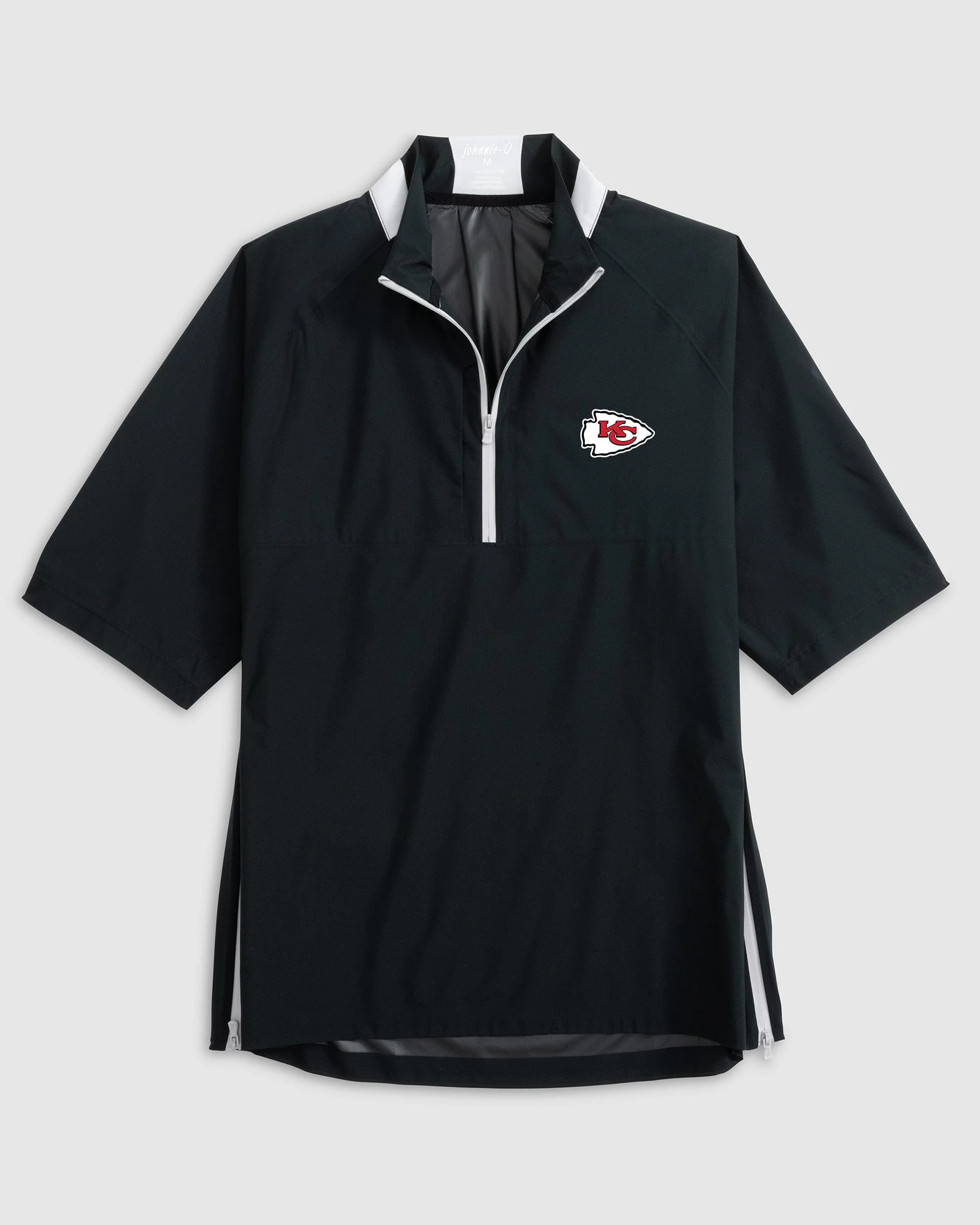 Kansas City Chiefs Stealth Stowable Short Sleeve Packable Rain Jacket
