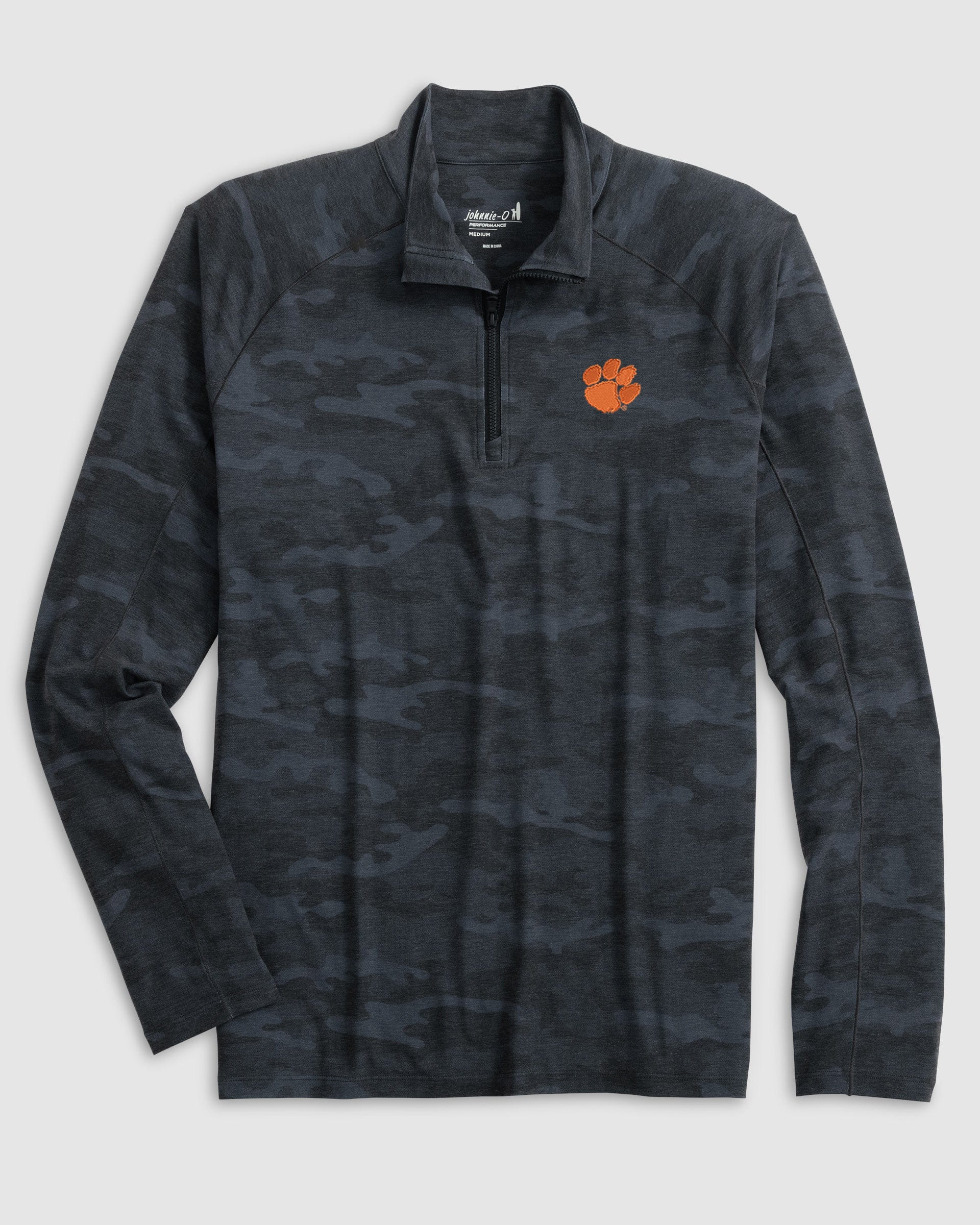 Clemson Patton Performance Camo 1/4 Zip