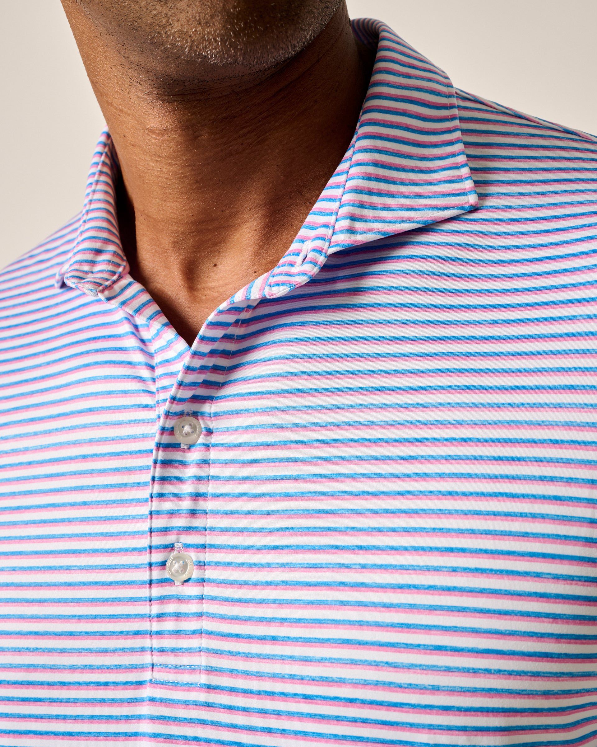 Featherweight Performance Polo - Warwick Stripe
