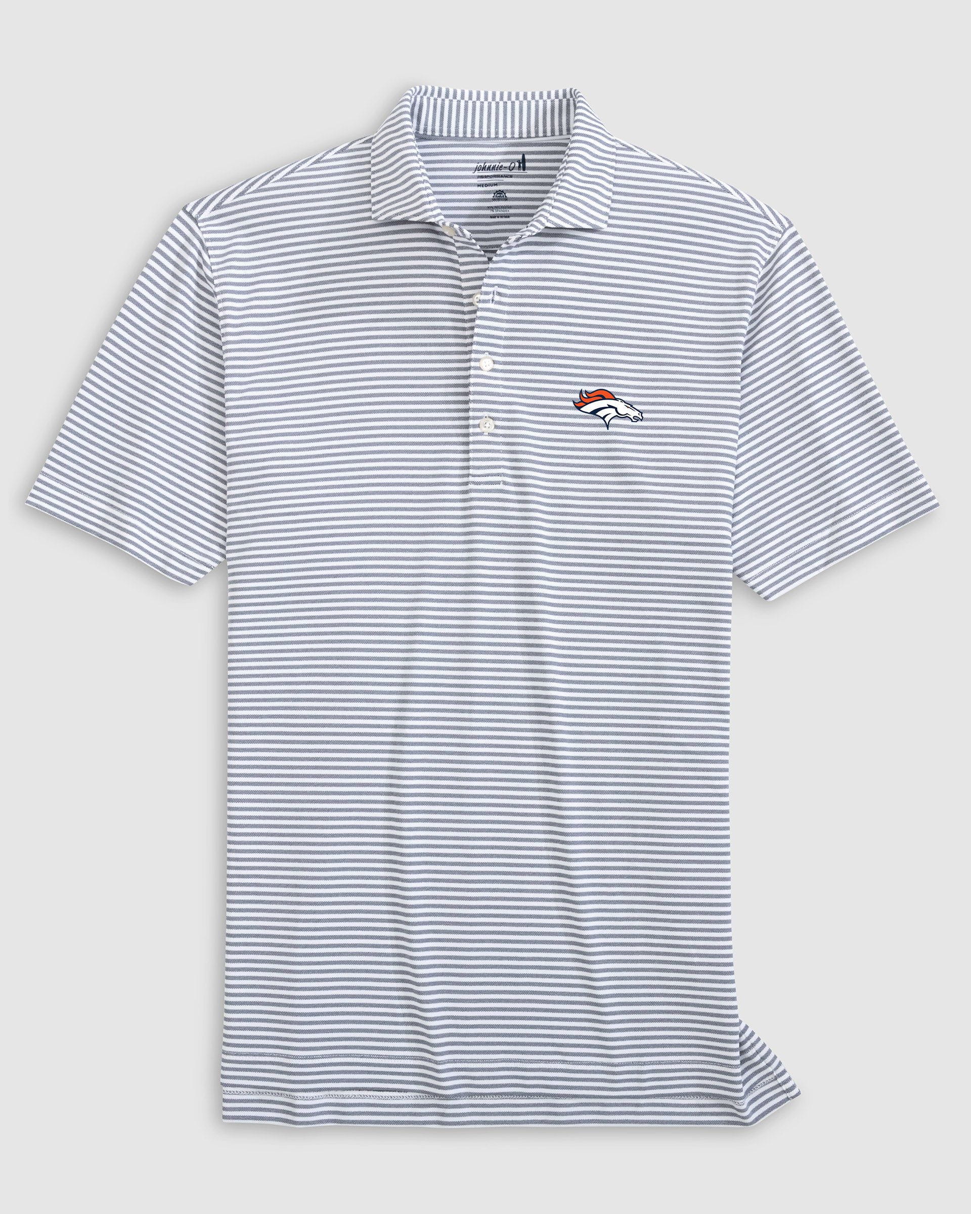 Denver Broncos Stetsons Performance Mesh Polo