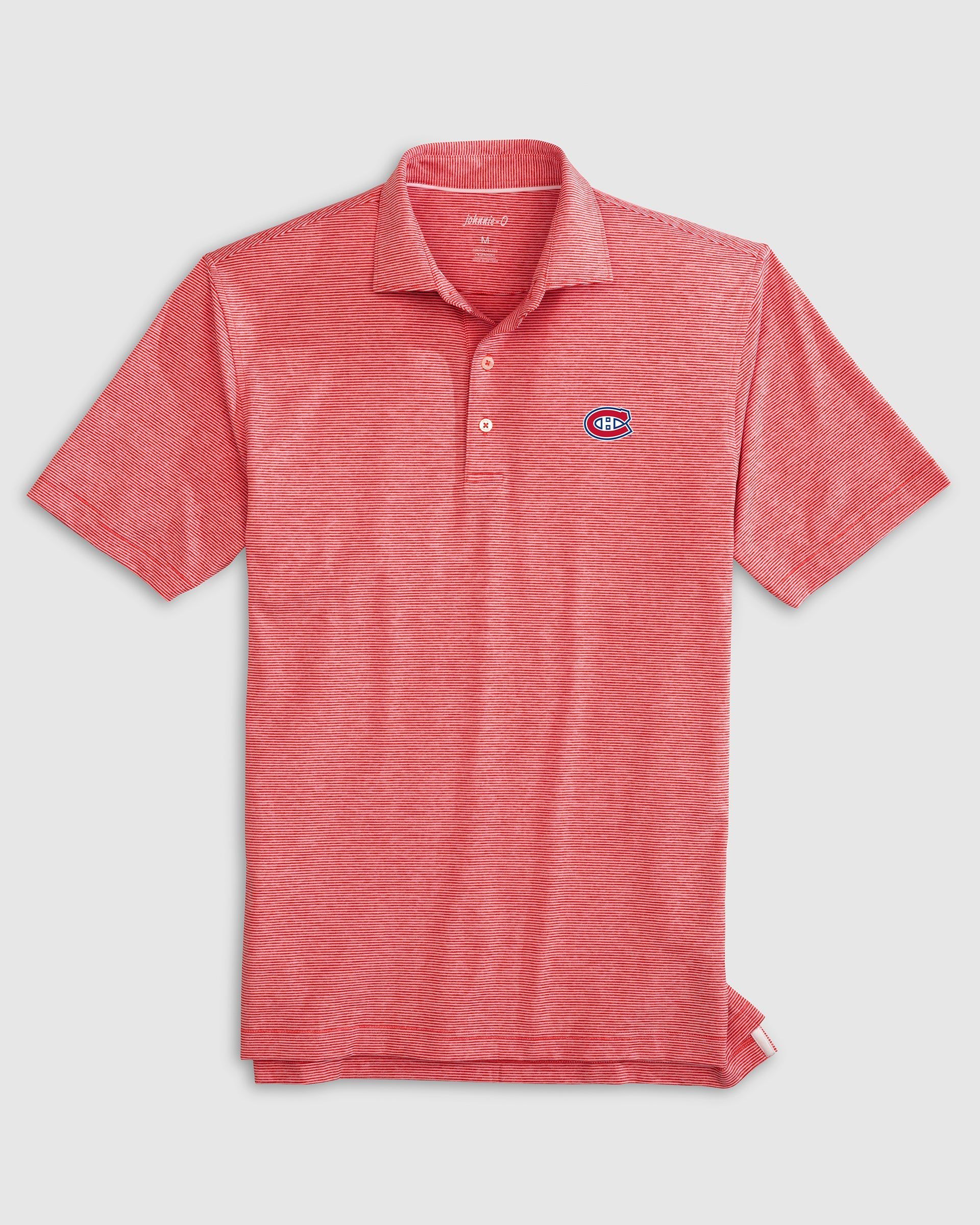 Montreal Canadiens Lyndonn Striped Jersey Performance Polo