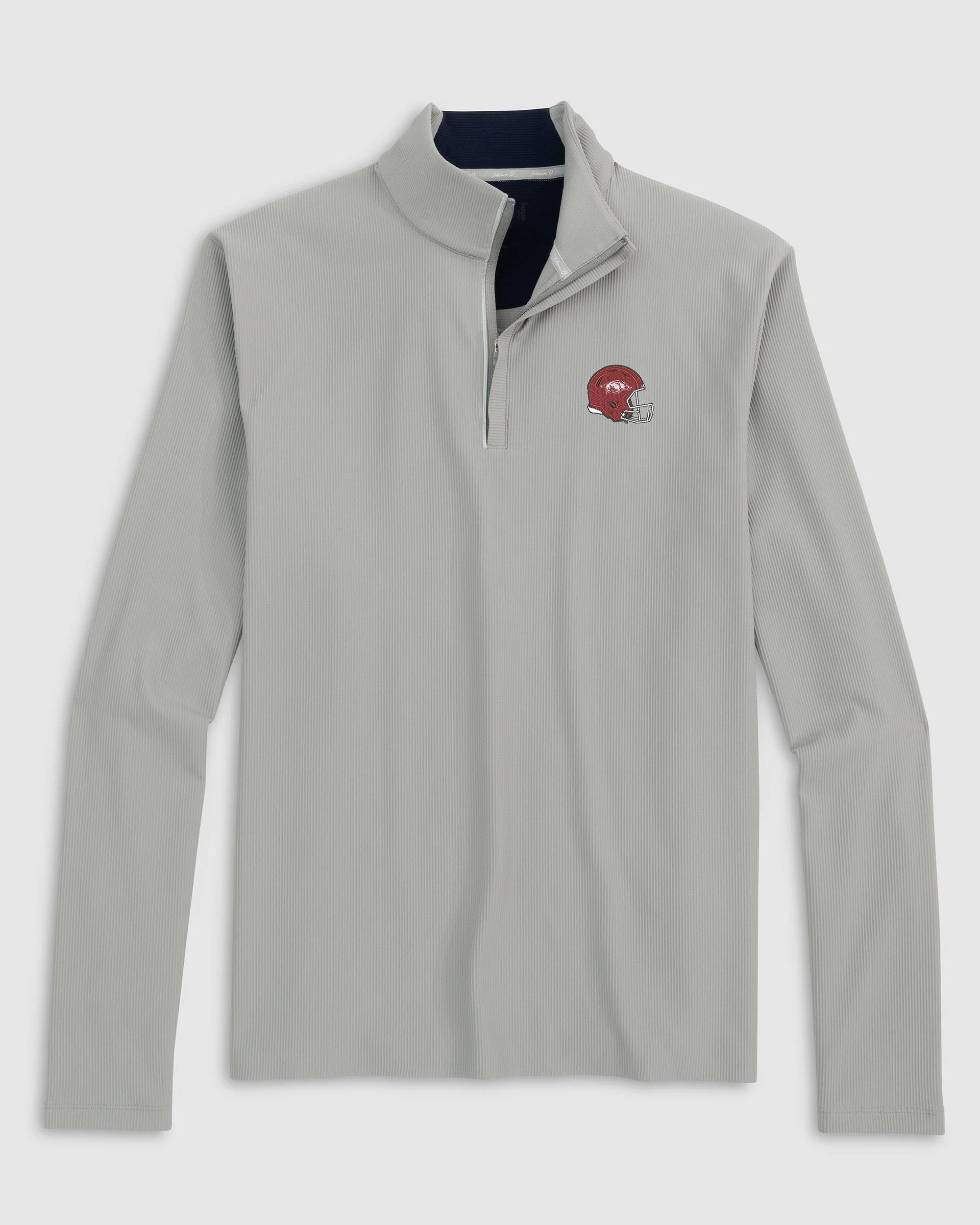 Arkansas Hoppin Performance Quarter Zip - Helmet Logo