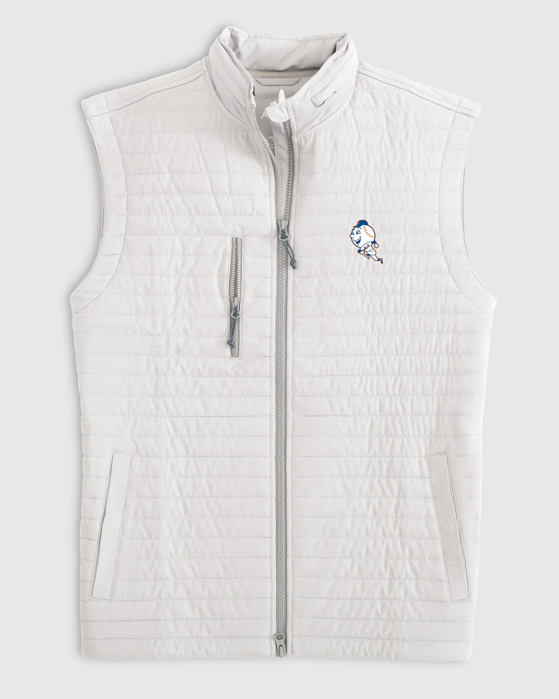 New York Mets Crosswind Quilted Performance Vest - Cooperstown Logo