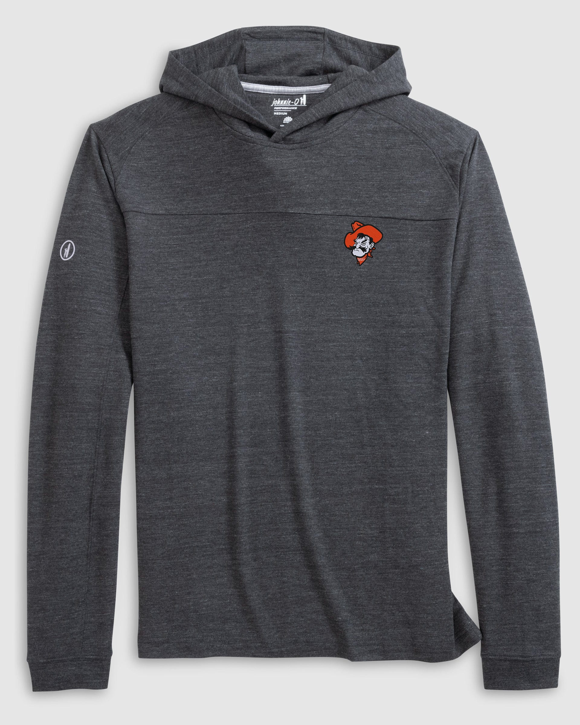 Oklahoma State Remmy Lightweight Performance Hoodie - Pistol Pete Logo
