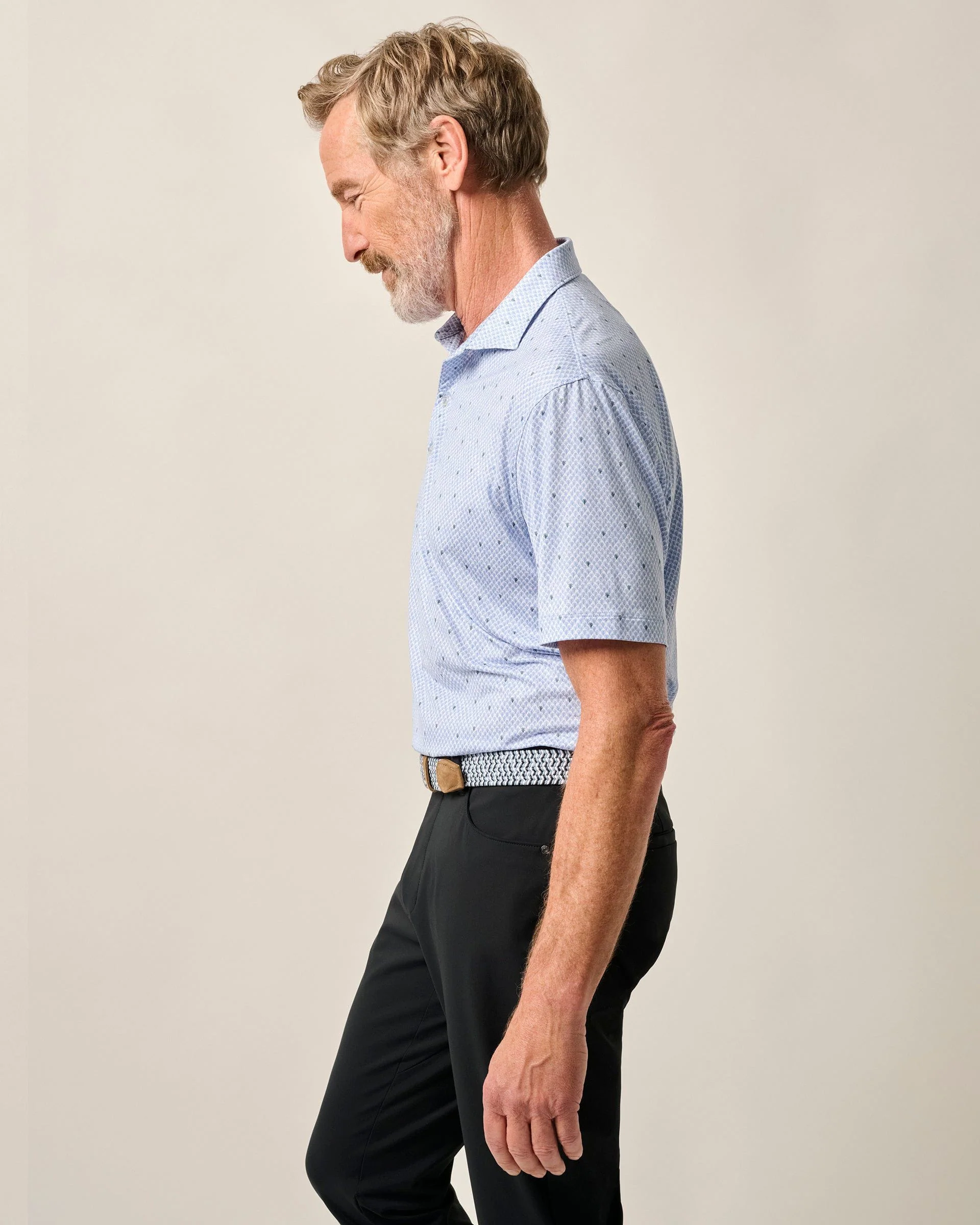 Featherweight Performance Polo - Fernando Print