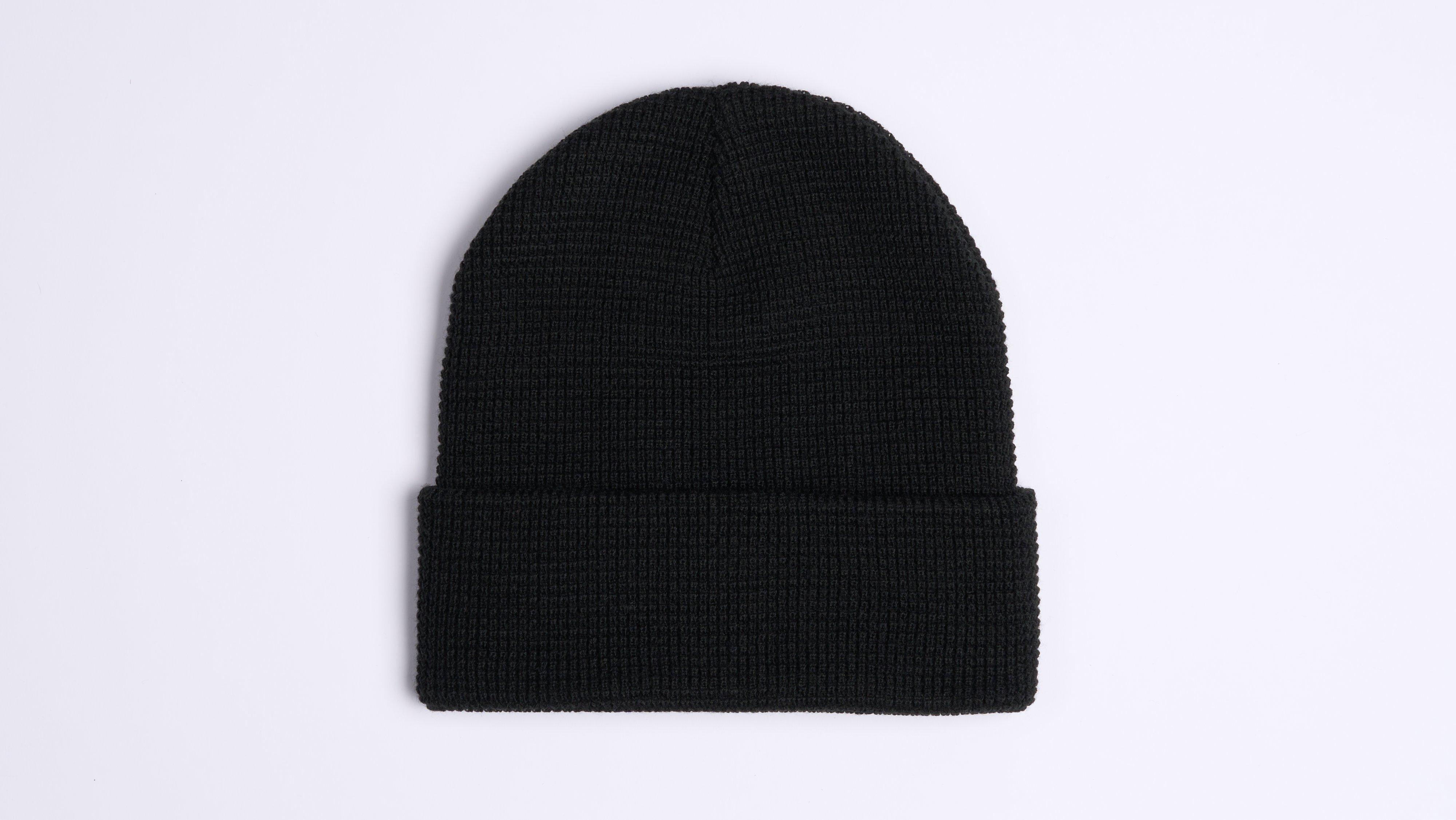 Flag Graphic Waffle Fold Beanie
