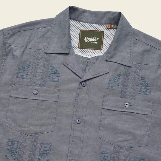 Howler Brothers Mens Woven Guayabera