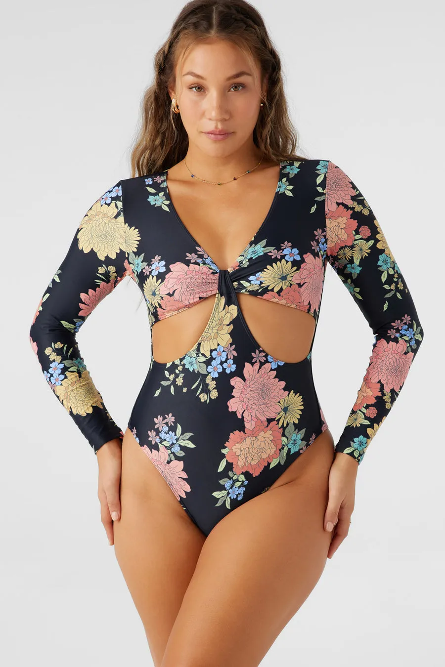 Oneil Womens Swimsuit Kali Floral Key West Surf Suit