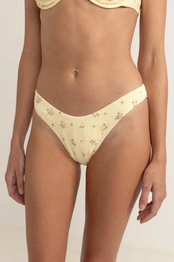 Rhythm Womens Bikini Bottoms Dahlia Floral Hi Cut