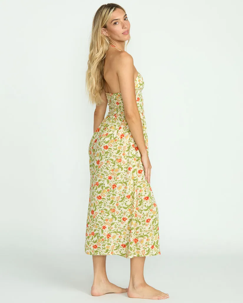 Billabong Womens Dress In Your Heart Midi