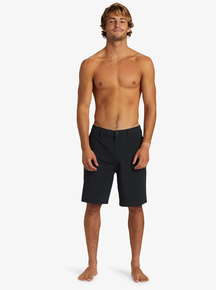 Quiksilver Mens Shorts Union Heather Amphibian 20 Hybrid