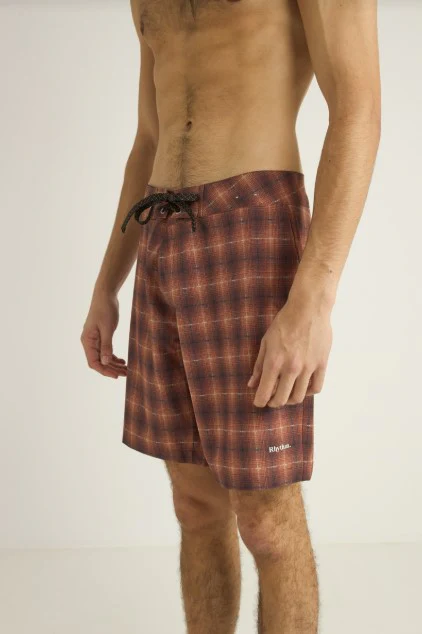 Rhythm Mens Boardshorts Shadow Check Trunk