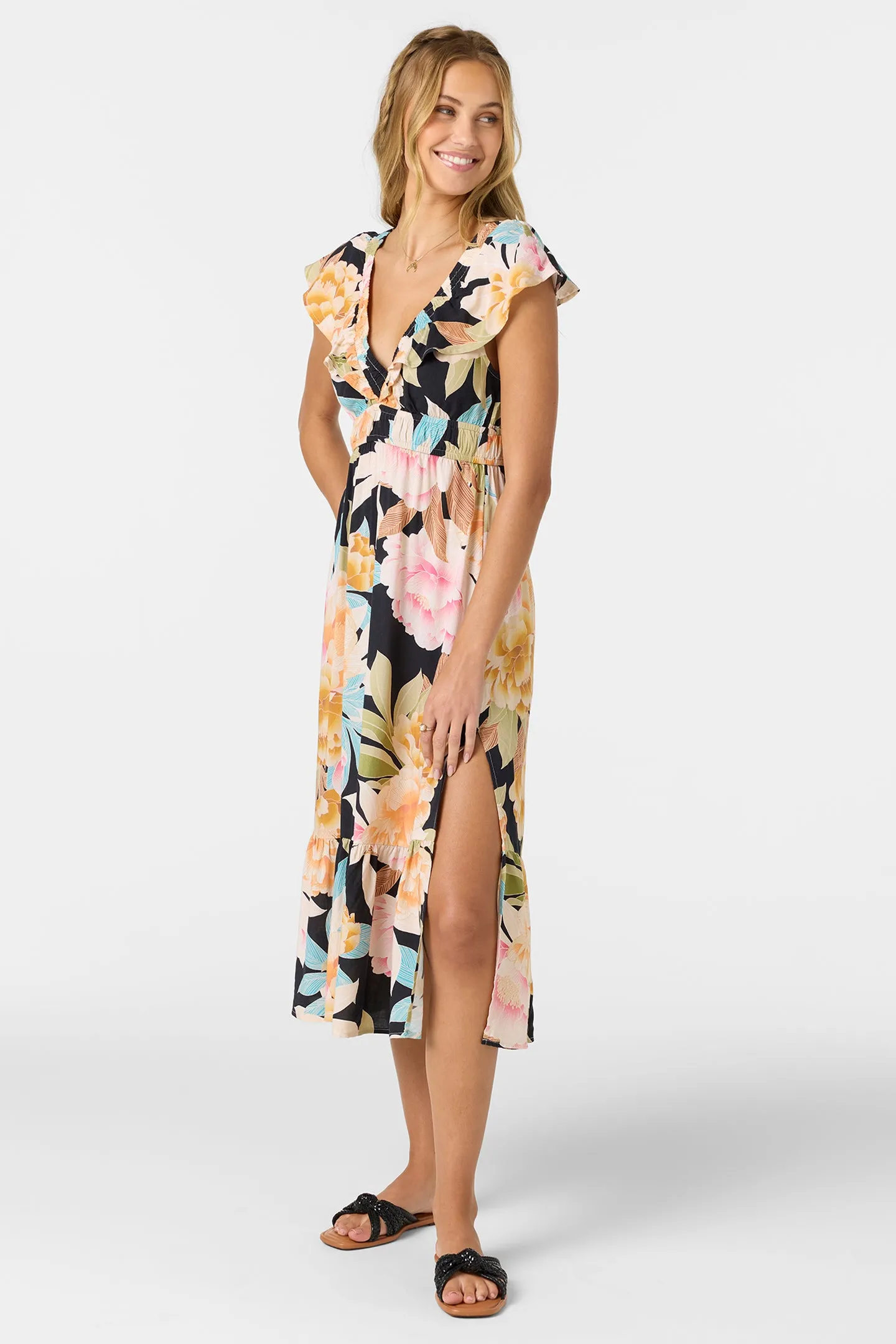 Oneill Womens Dress Zetta Midi