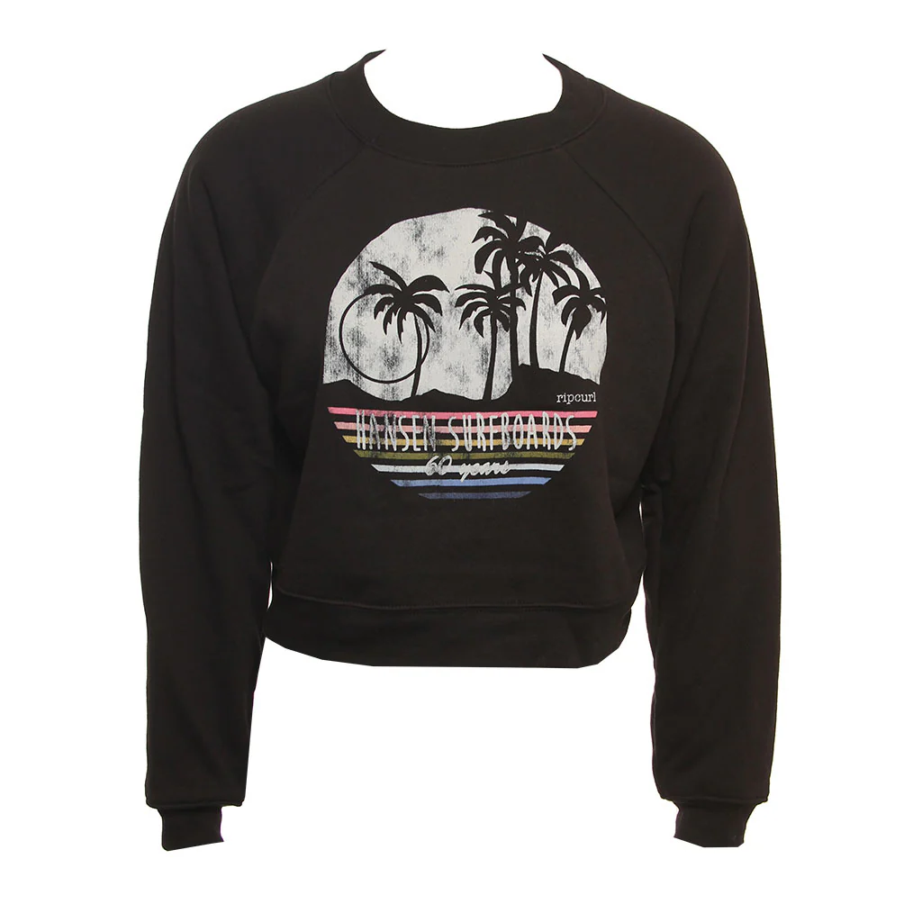 Hansen x Rip Curl Womens Sweatshirt Hansen Anniversary
