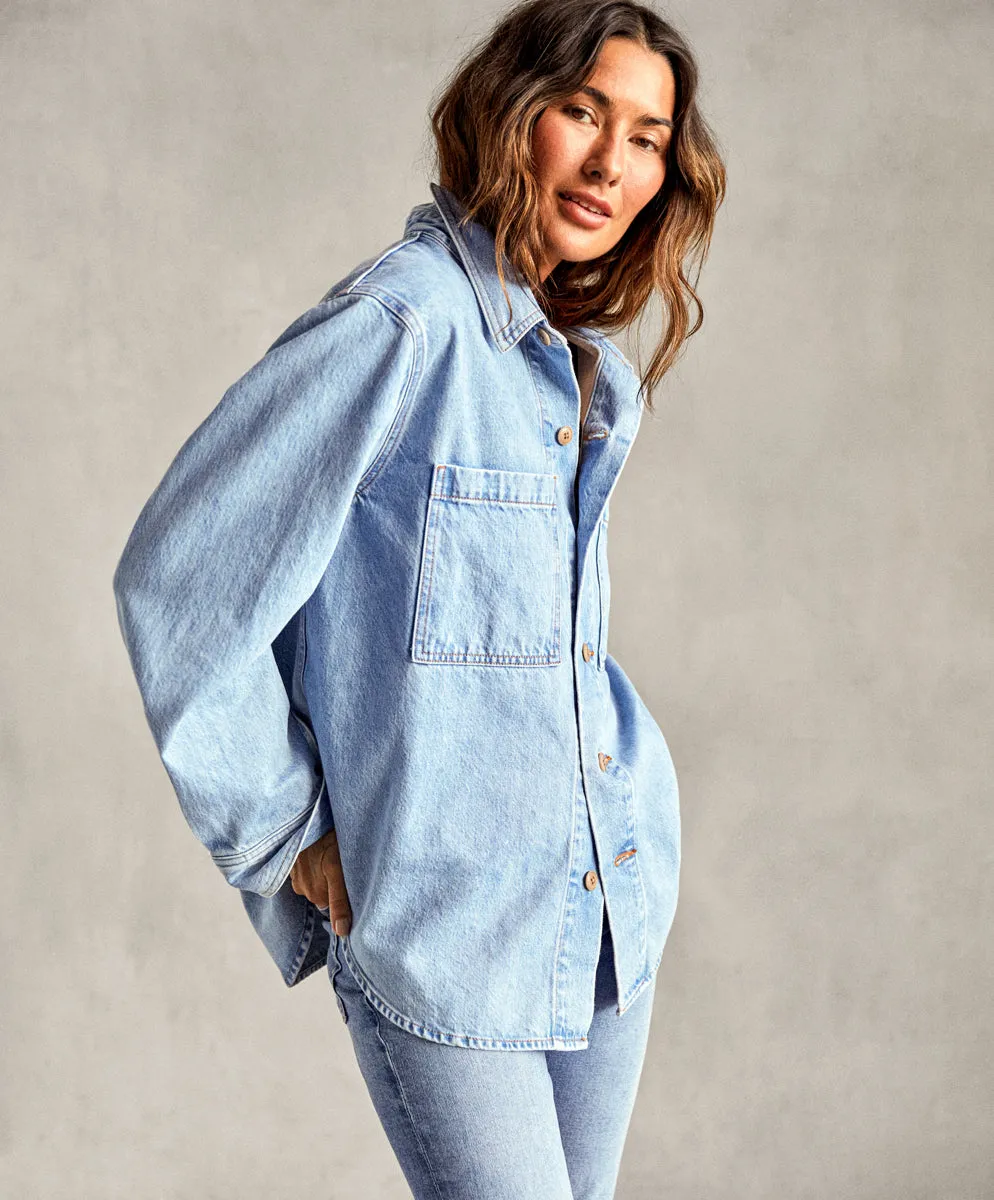 Outerknown Womens Jacket The Canyon Jean Shacket