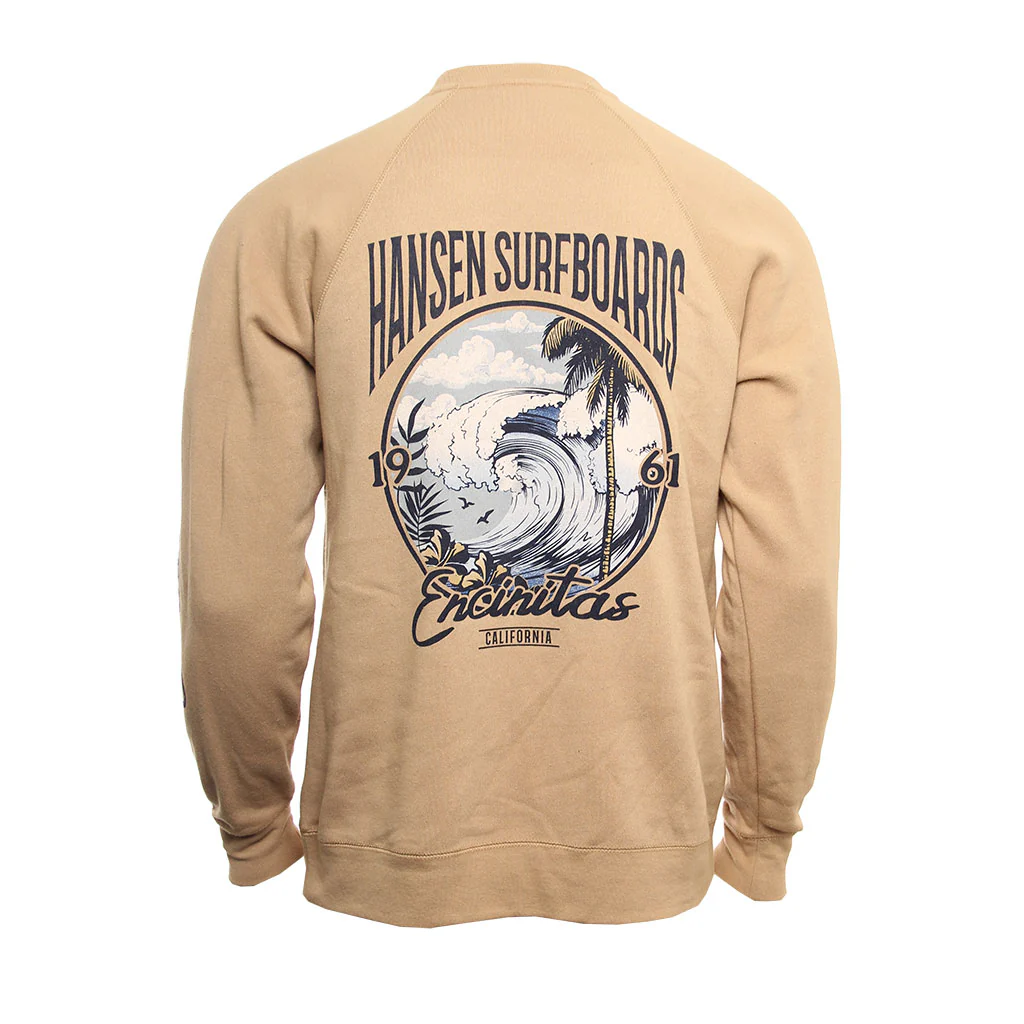 Hansen Mens Sweatshirt Force Of Nature Crew