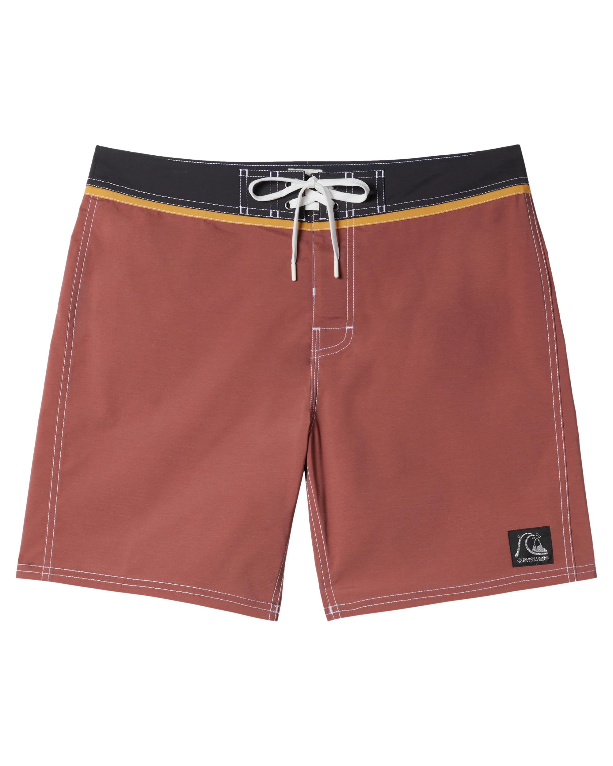 Quiksilver Mens Boardshorts Original Straight Leg Solid 18