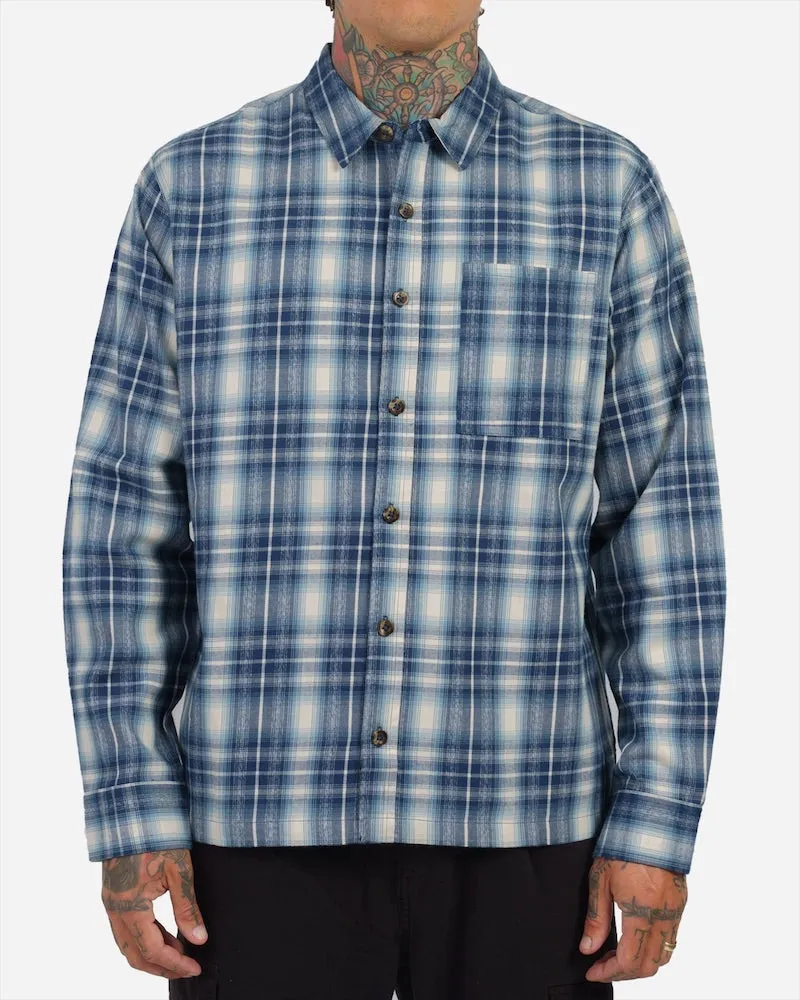 Lost Mens Shirt Shacked Long Sleeve Flannel