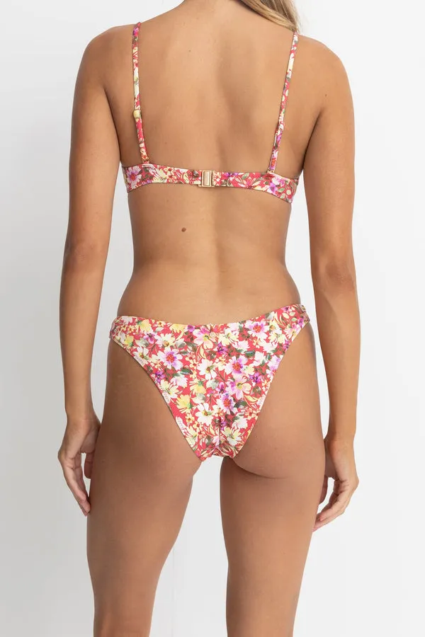 Rhythm Womens Bikini Bottoms Bloom Floral Hi Cut