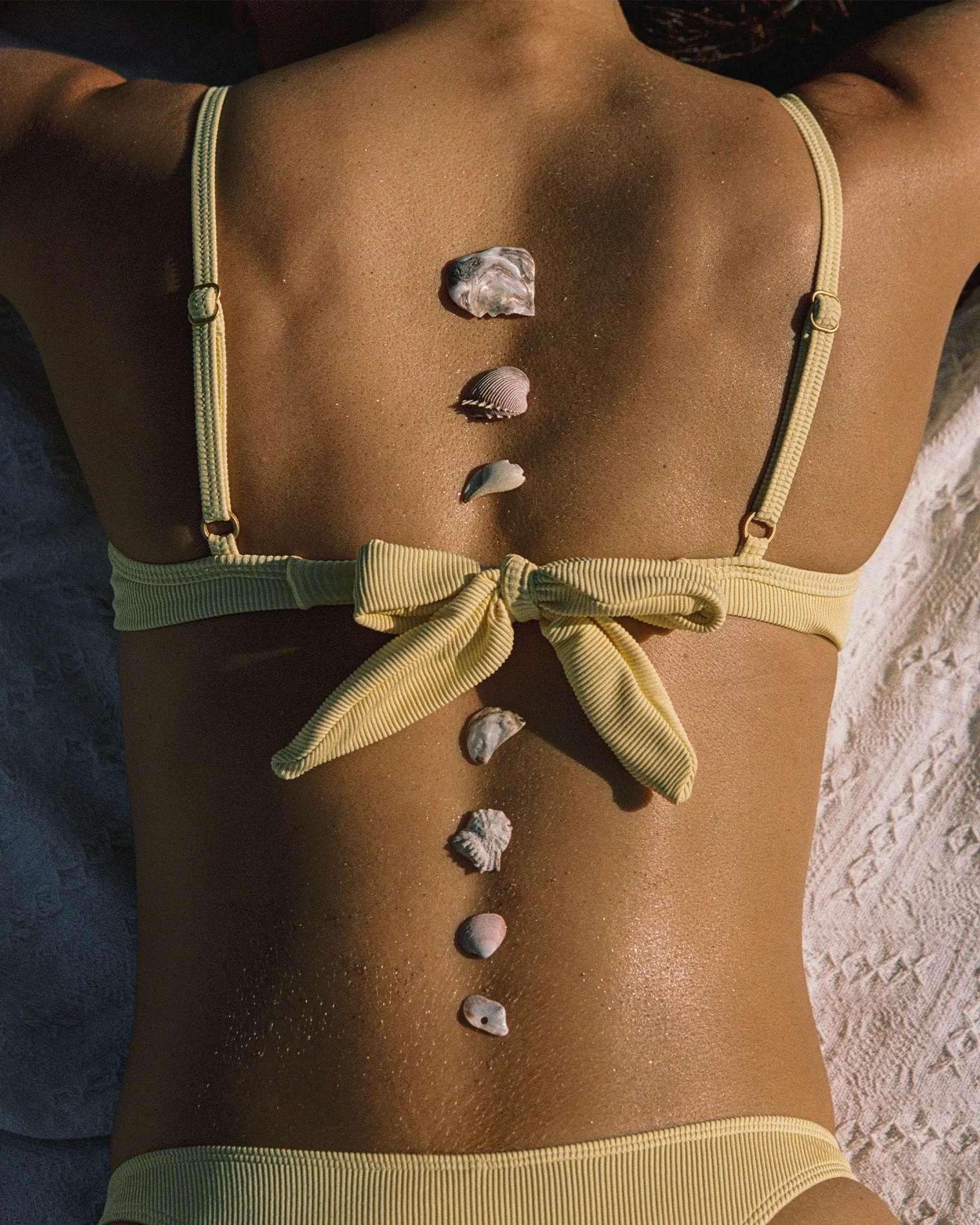 L*Space Womens Bikini Top Ribbed Hunter