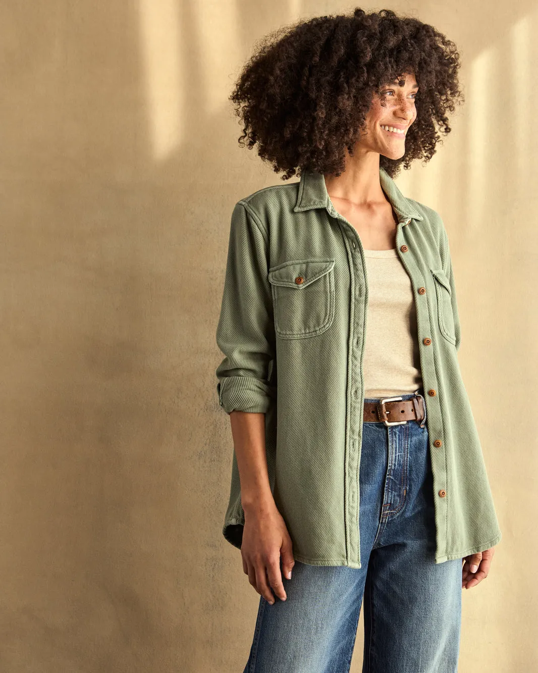 Outerknown Womens Shirt Chroma Blanket
