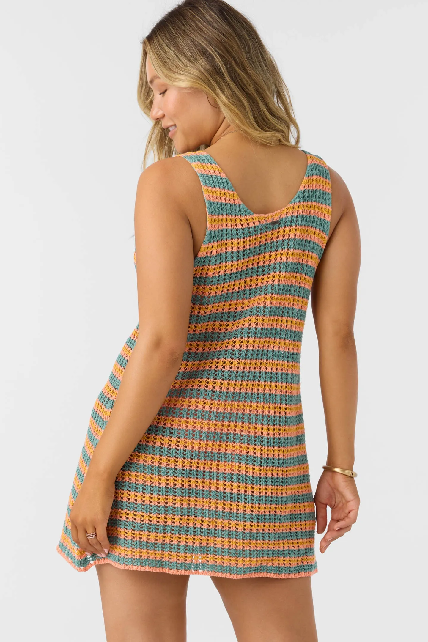 Oneill Womens Dress Ryan Stripe Mini Cover-Up