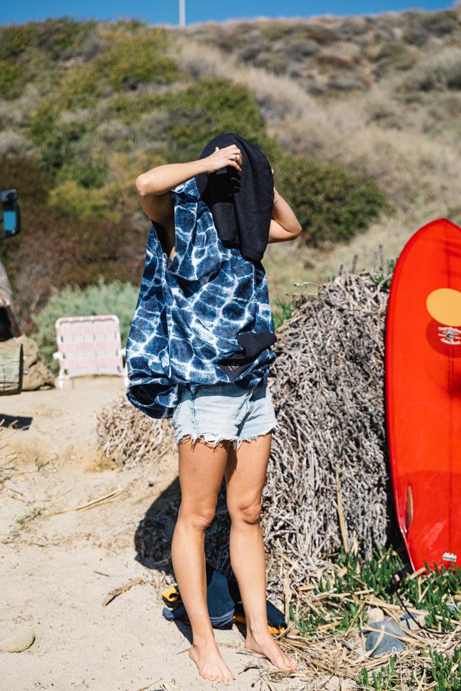 Nomadix Changing Poncho Agua Blue