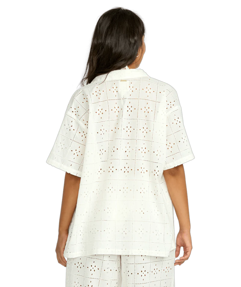 Billabong Womens Shirt Eyelet Crush SS Woven