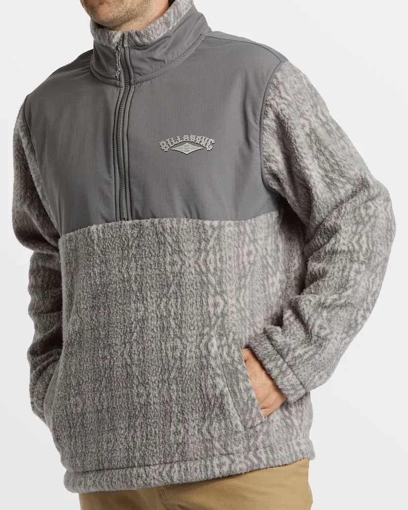 Billabong Mens Sweatshirt Boundary Re-Issue Mock-Neck