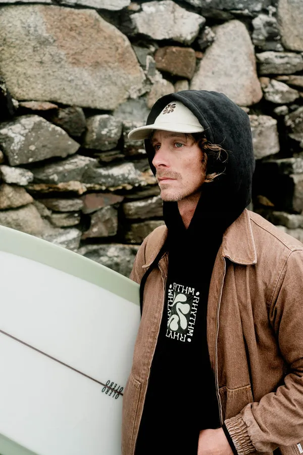 Rhythm Mens Sweatshirt Grange Fleece Hood