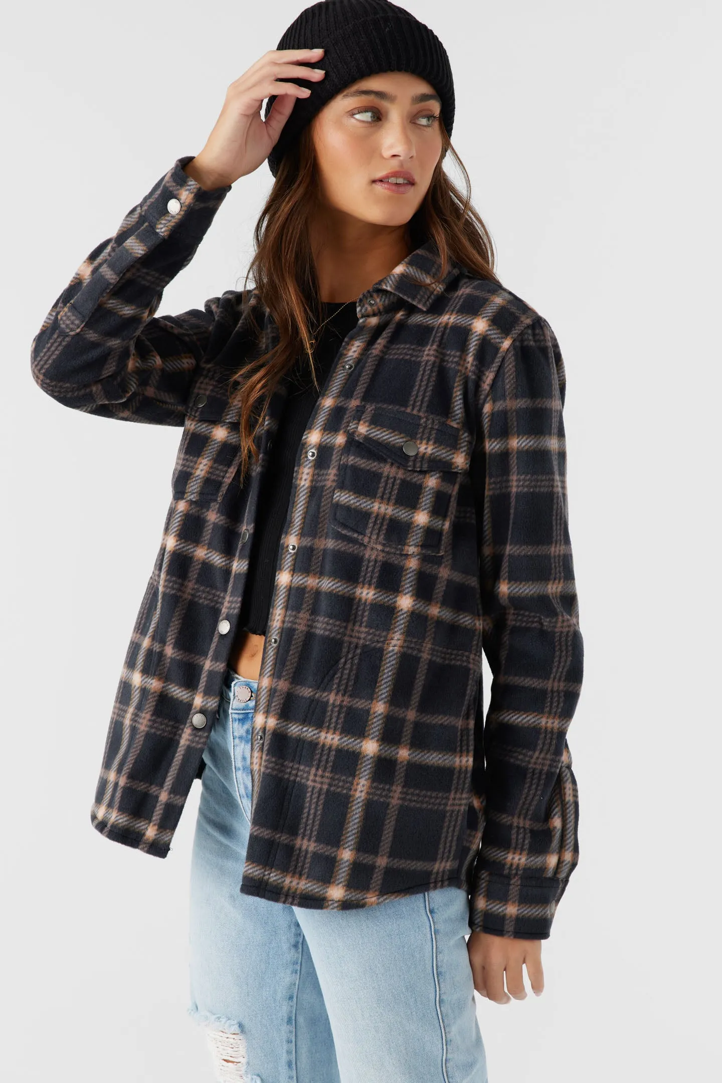 Oneill Womens Shirt Zuma Superfleece Flannel