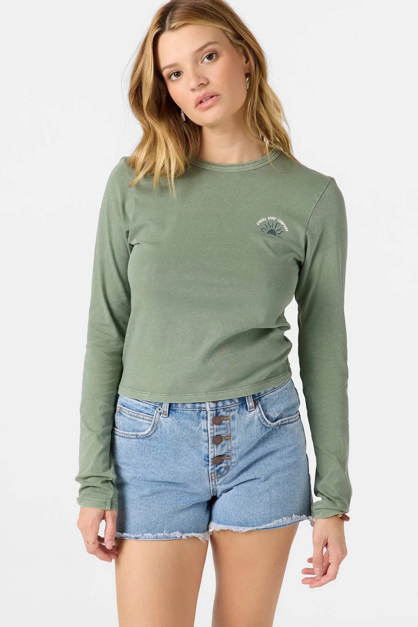 Oneill Womens Shirt Crestview Long Sleeve Tee