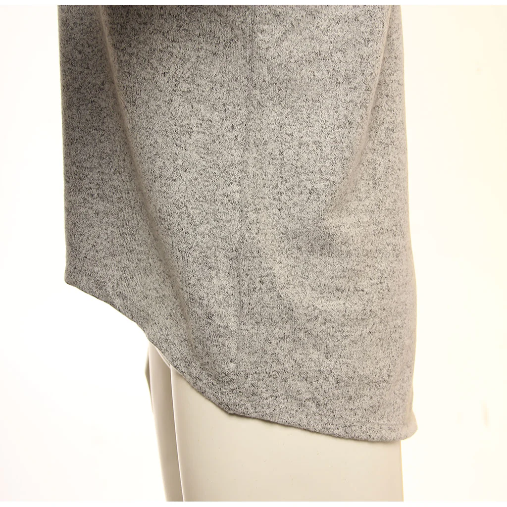 Hansen Womens Sweatshirt Crystal Clear Fuzzy Hoody