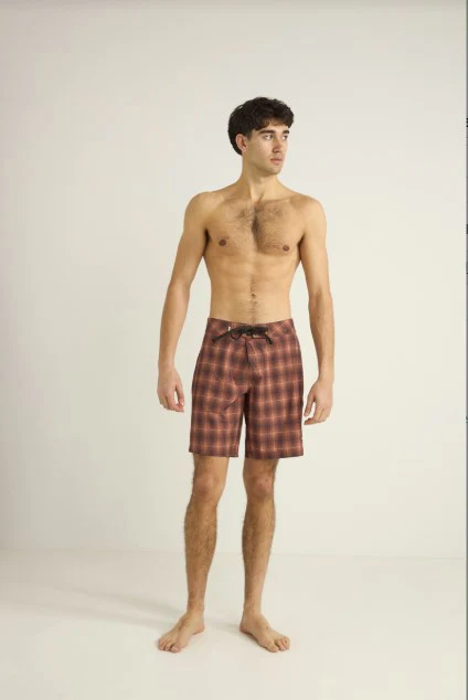 Rhythm Mens Boardshorts Shadow Check Trunk