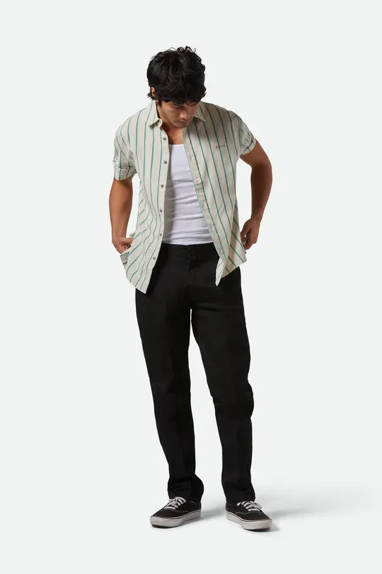 Brixton Mens Woven CRU Stripe Relaxed