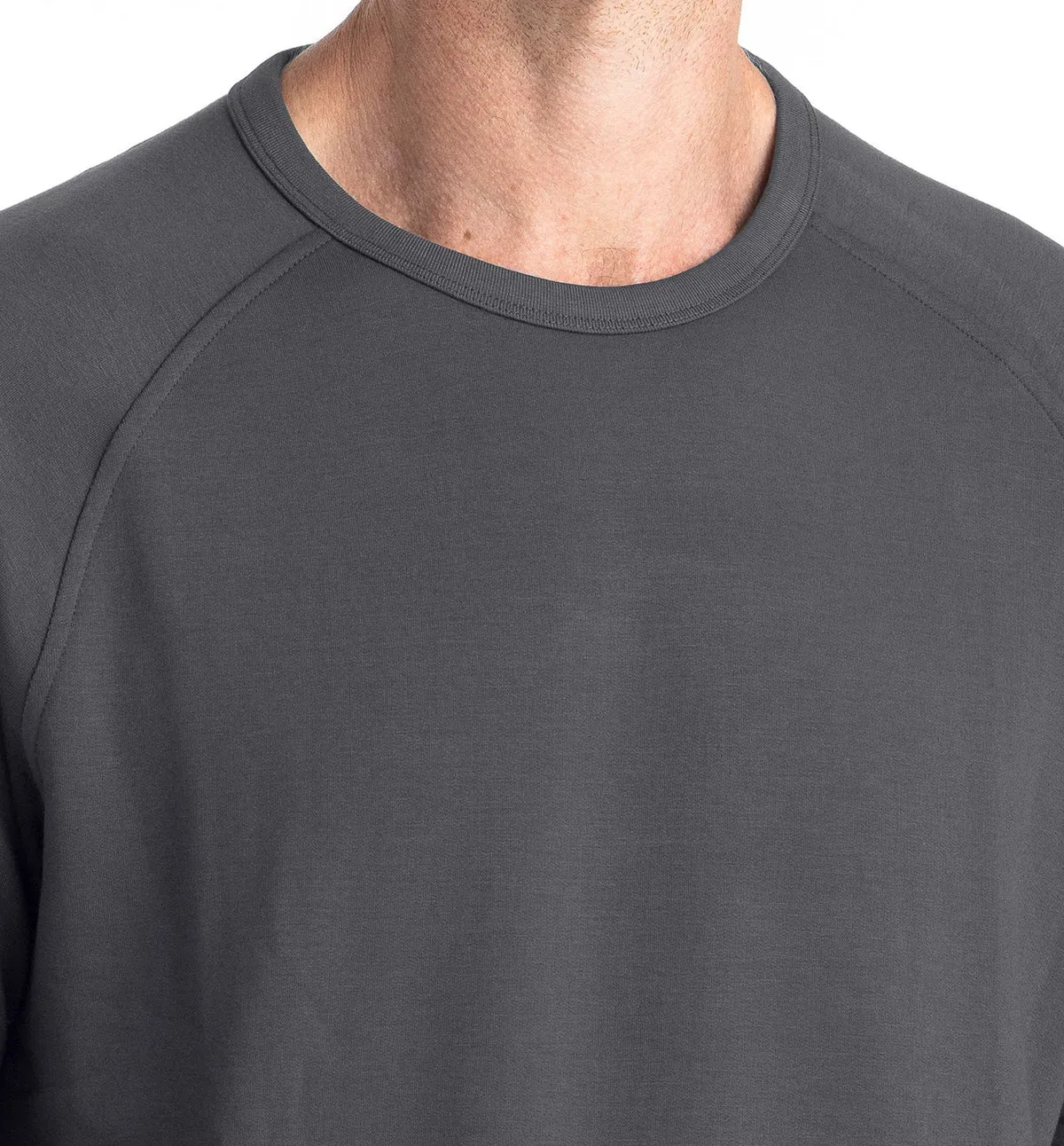 Free Fly Mens Sweatshirt Bamboo Lightweight Fleece Crew