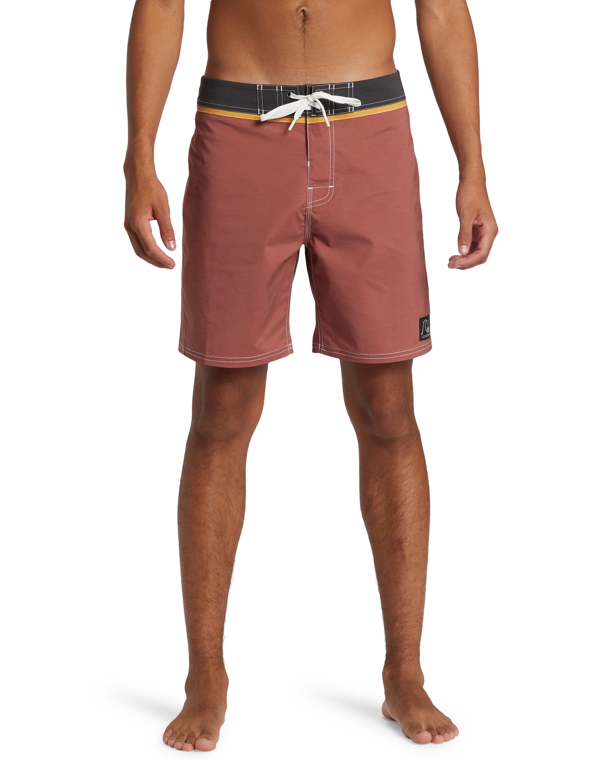 Quiksilver Mens Boardshorts Original Straight Leg Solid 18
