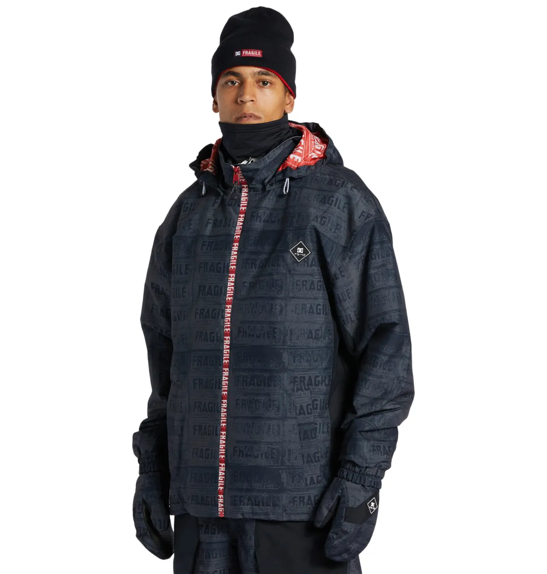 DC Mens Snow Jacket Andy Warhol x DC Shoes Vista