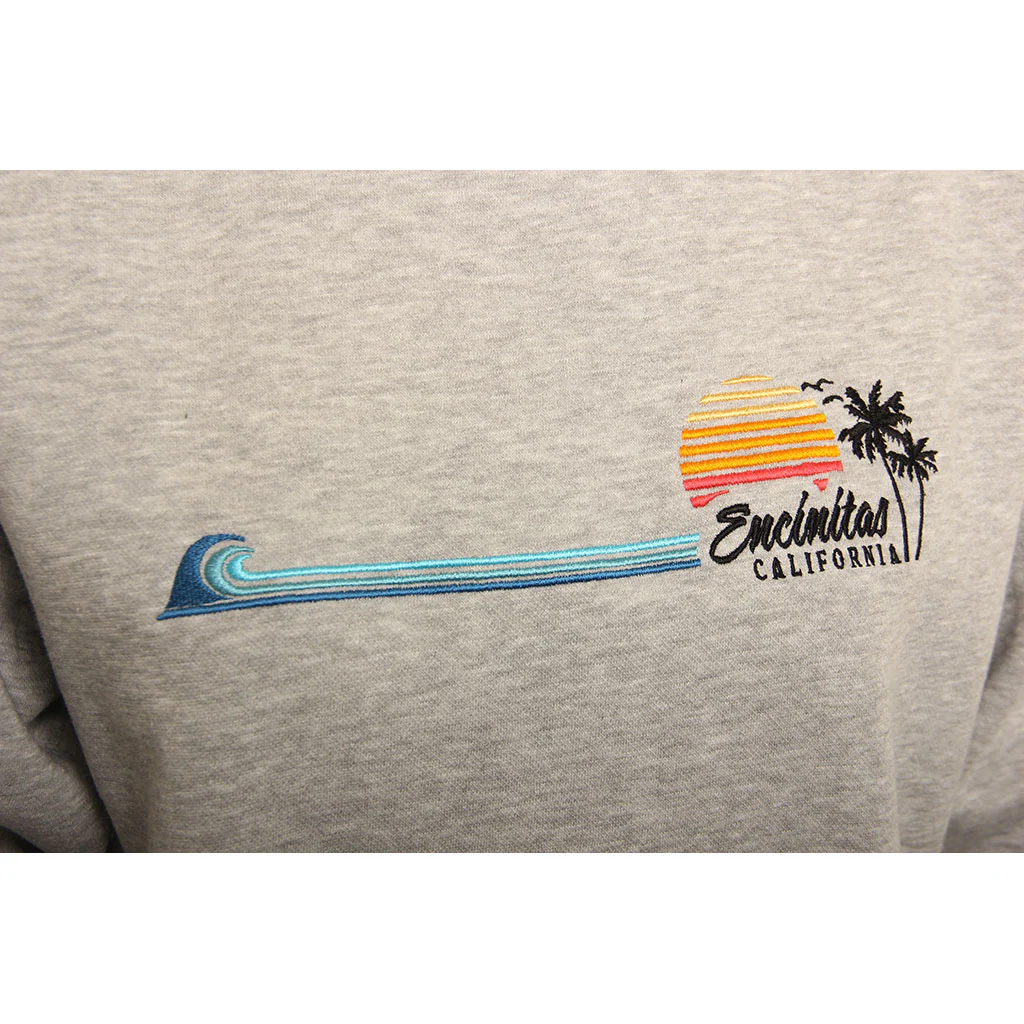 Hansen Womens Sweatshirt Inshore Wave Palm Crew