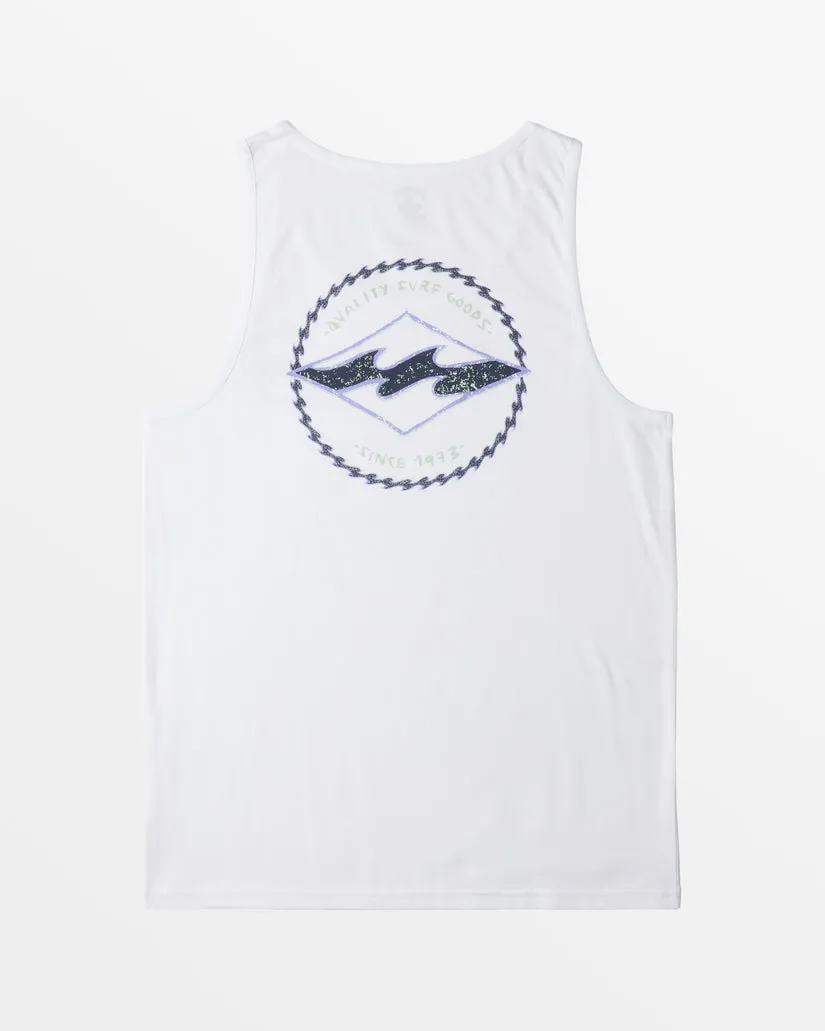 Billabong Mens Tank Top Rotor Diamond