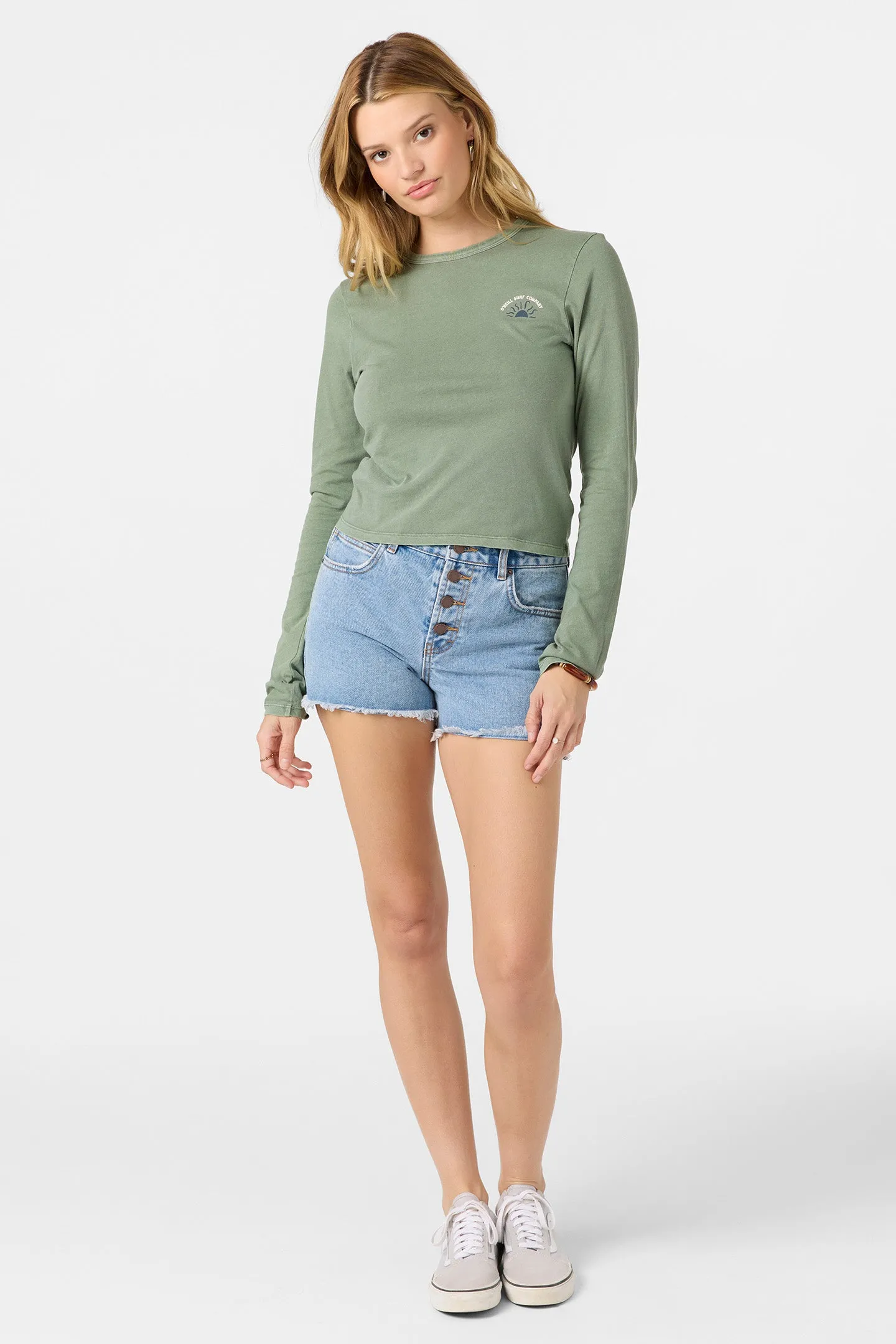 Oneill Womens Shirt Crestview Long Sleeve Tee