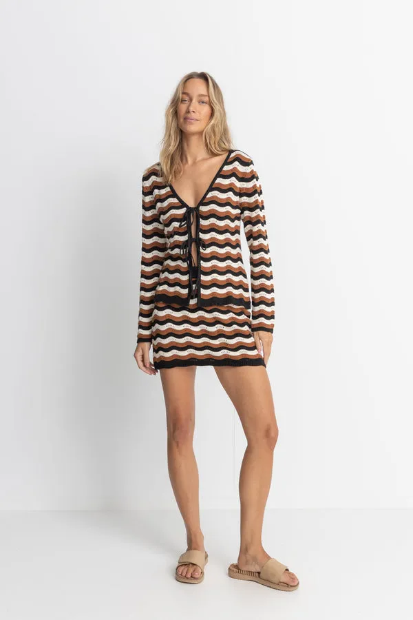 Rhythm Womens Skirt Venice Knit Mini