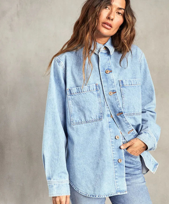 Outerknown Womens Jacket The Canyon Jean Shacket