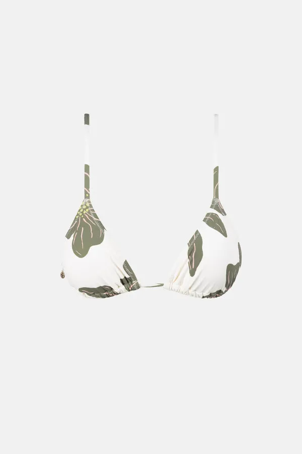 Rhythm Womens Bikini Top Kia Floral Slide Tri