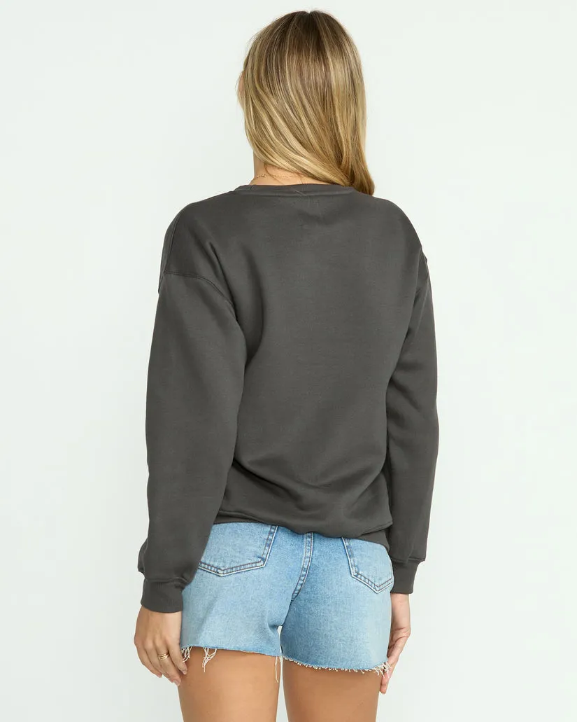 Billabong Womens Sweatshirt Wonderland Calls Crewneck